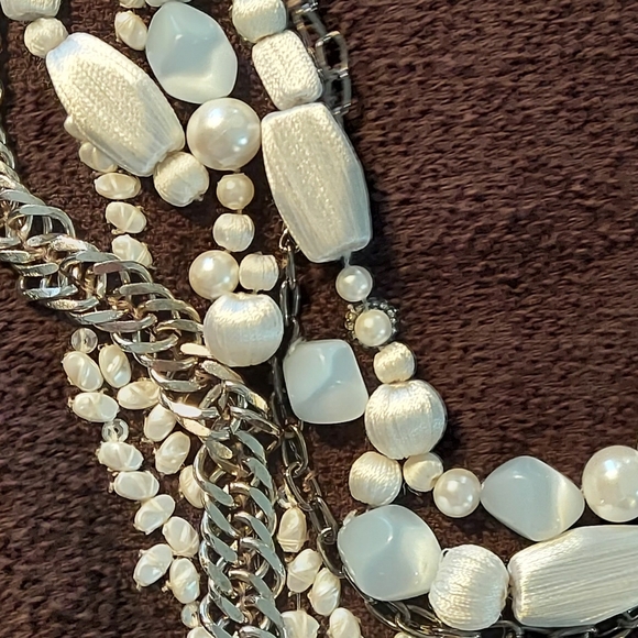 *$4,300 OSCAR DE LA RENTA BROWN WOOL WHITE EXCL BEAD EMBROID RUNWAY DRESS 4, 6 - Picture 7 of 11